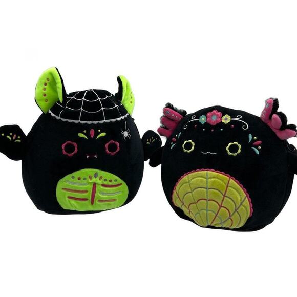 Squishmallows Day of the Dead Bart and Siobhan Set 8'', NWT - Picture 1 of 5
